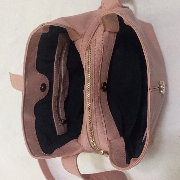 Lulu Dharma Verity Blush Pink Vegan Leather Crossbody Bag - Picture 6 of 16